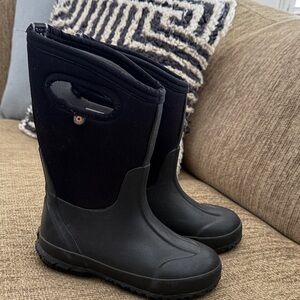 Bogs Black Waterproof Boots sz 1